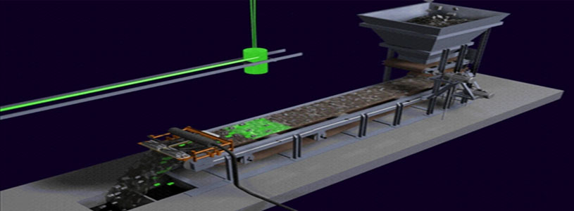 Dry beneficiation of ores and slags, using sensor-sorter technology